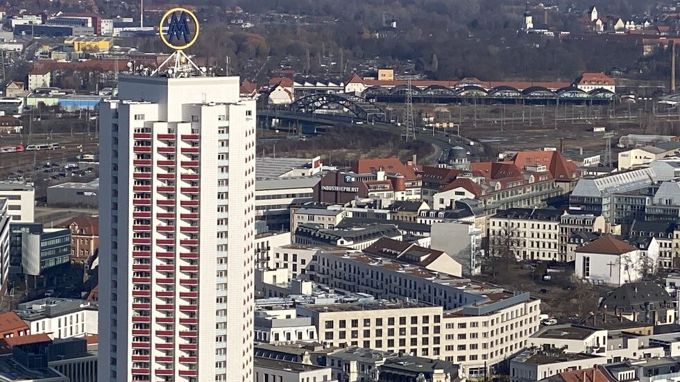 Das Wintergartenhochhaus ist Leipzigs höchstes Wohnhaus (Symbolbild).