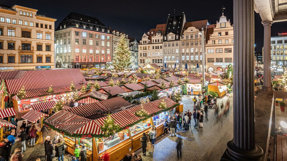 Der Leipziger Weihnachtsmarkt - ein Bild aus früheren Jahr (Symbolbild).
