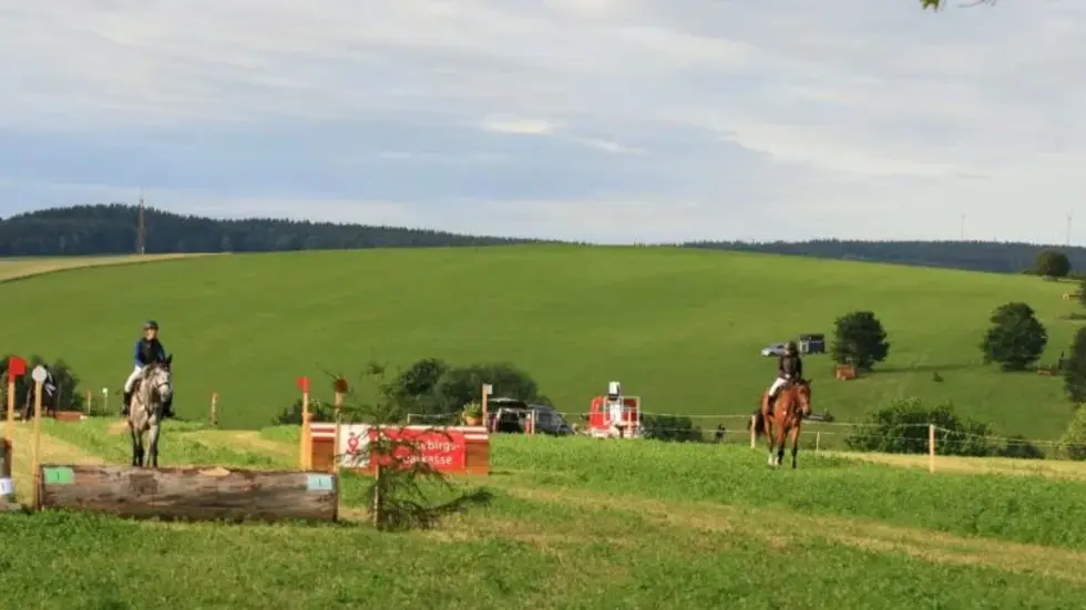 Beim Reitverein Lauterbach. Beim Reitverein Lauterbach.