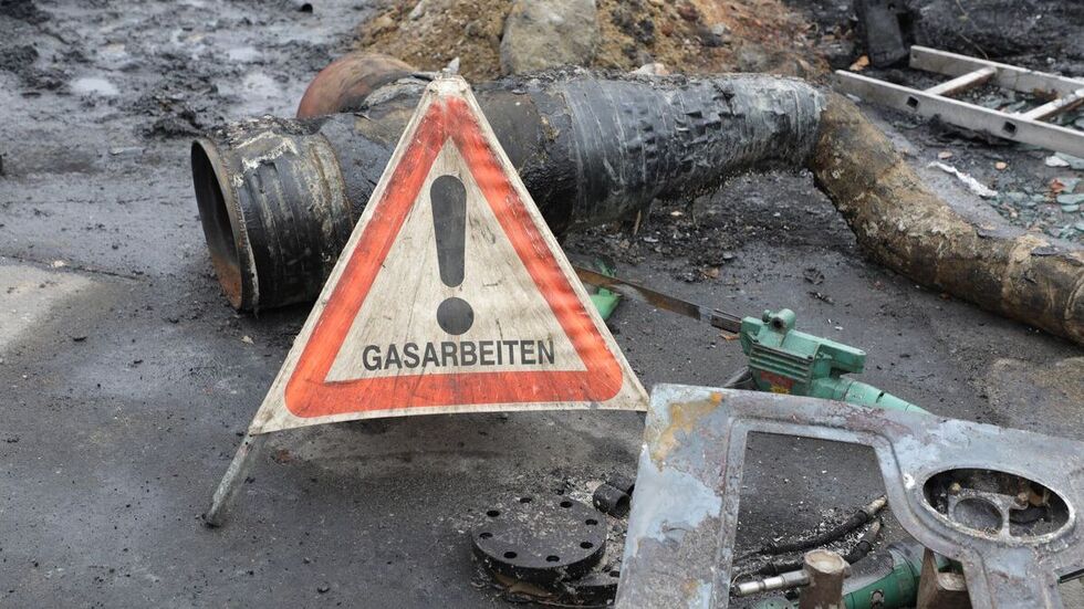 Auf der Oststraße in Leipzig wurde bei Bauarbeiten eine Gasleitung beschädigt.