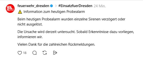 Die Feuerwehr auf Threads